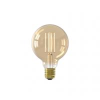 Lichtbron Globelamp 9,5 cm Recht Goud E27 - thumbnail