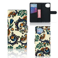 Wallet Case Motorola Moto G 5G Plus Barok Flower - thumbnail