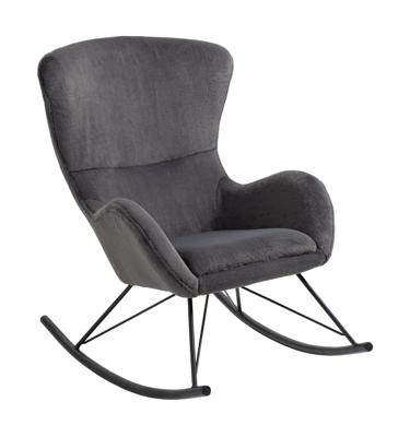Artistiq Schommelstoel 'Timara' kleur donkergrijs