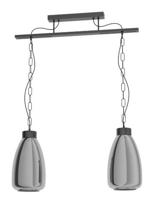 Eglo HanglampBrickfield met twee smoke glazen - 43395 - thumbnail