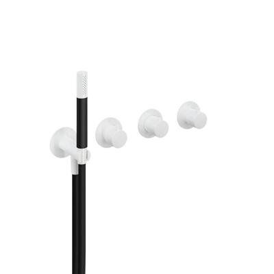 Hotbath Cobber afbouwdeel inbouw badendouche thermostaat met 2 stopkranen zonder uitloop mat wit CB7071EXTWH Hotbath Cobber afbouwdeel inbouw badendouche thermostaat met 2 stopkranen zonder uitloop mat wit CB7071EXTWH