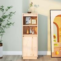 Hoge kast 37x34x110 cm massief grenenhout - thumbnail