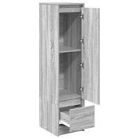 Highboard 29,5x34x119,5 cm spaanplaat grijs sonoma - thumbnail