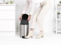 Brabantia Newicon Pedaalemmer 12L Mat Staal - thumbnail
