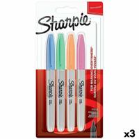 Set Viltstiften Sharpie 4 Onderdelen Multicolour (3 Stuks) - thumbnail