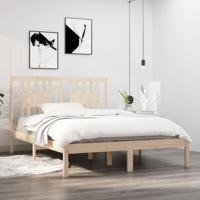 Bedframe massief hout 135x190 cm - thumbnail