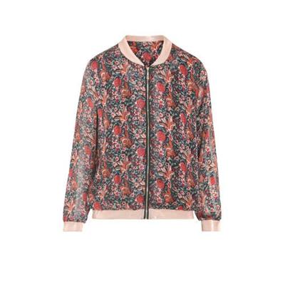 Cassis vest met all over print framboise Cassis vest met all over print framboise