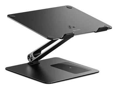 Alogic Elite Power MacBook stand with wireless charger - Black