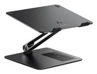 Alogic Elite Power MacBook stand with wireless charger - Black - thumbnail