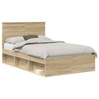 Bedframe met hoofdeinde Sonoma 120 x 190 cm Massief grenenhout - thumbnail