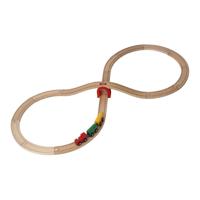 Houten Treinbaan 20-delig - thumbnail