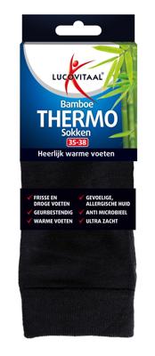 Lucovitaal Bamboe Thermosokken 35-38 Lucovitaal Bamboe Thermosokken 35-38