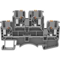 Degson DSKK2.5-01P-11-00-A(H) Doorgangsklem 2-etages Push-In-klem Grijs 1 stuk(s) - thumbnail