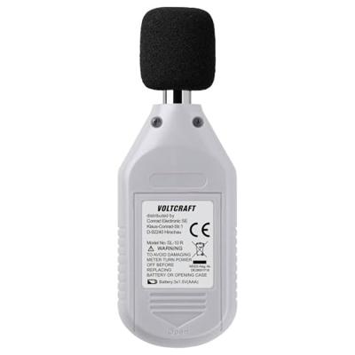 VOLTCRAFT Decibelmeter SL-10 R 30 - 130 dB 31.5 Hz - 8 kHz Behuizing van gerecycleerd granulaat