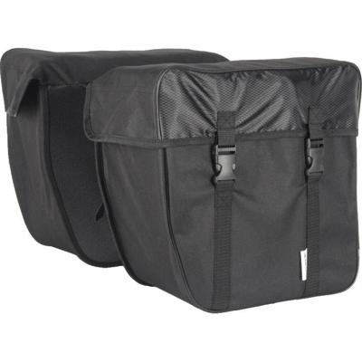 Lynx dubbele fietstas zwart 35 liter