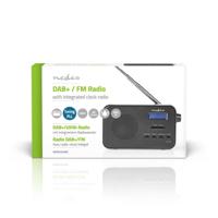 Nedis portable DAB+ radio met klok en wekker 3,6W / zwart - thumbnail