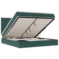 Ottoman bed met matrassen en LED's 180x200cm fluweel - thumbnail