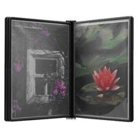 Wandelement djois flex-o-frame a4 met 5 tas zw - thumbnail