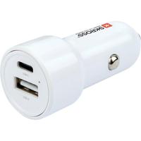 Skross Dual Car Charger 65W PD dual Car Charger 65 W PD Stroombelasting (max.): 3.25 A 12 V naar 5 V, 12/24 V, 24 V naar 5 V - thumbnail
