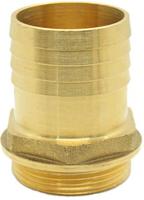 Messing slangtule - 38mm x 1-1/2 - buitendraad - thumbnail