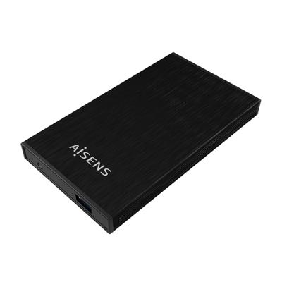Hard drive hoes Aisens ASE-2523B Zwart 2,5" - thumbnail
