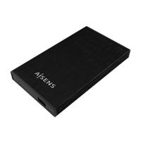Hard drive hoes Aisens ASE-2523B Zwart 2,5" - thumbnail