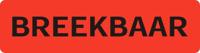 Waarschuwingsetiket breekbaar 500 stuks - thumbnail