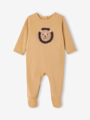 Pyjama babypakje jongen opening beige