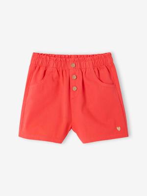 Gekleurde meisjesshort gemakkelijk aan te trekken rood