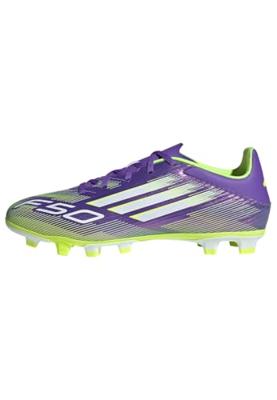 adidas F50 Club Gras / Kunstgras Voetbalschoenen (MG) Paars Wit Neongeel adidas F50 Club Gras / Kunstgras Voetbalschoenen (MG) Paars Wit Neongeel