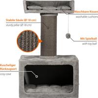 dobar Premium krabpaal (grijs, Cozy) - thumbnail