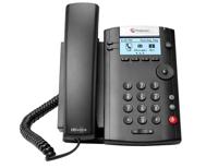 POLY VVX 201 IP telefoon Zwart Handset met snoer LCD 2 regels - thumbnail