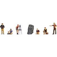 NOCH 15043 H0 Archeologen figuren Geverfd, Staand, Zittend - thumbnail