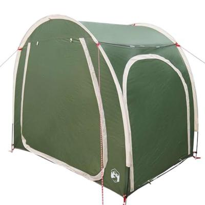 Fietstent met dak met opslag Groen 218 x 156 x 180 cm Fietstent met dak met opslag Groen 218 x 156 x 180 cm