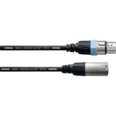 Cordial CCM5FM XLR Verbindingskabel [1x XLR-bus - 1x XLR-stekker] 5.00 m Zwart