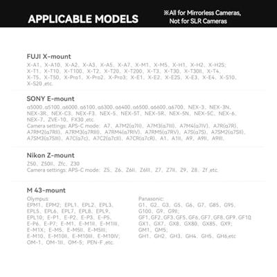 TTArtisan APS-C 25mm F/2 Z-mount Black