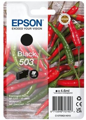 Epson 503 4.6ml Zwarte inktcartridge Epson 503 4.6ml Zwarte inktcartridge