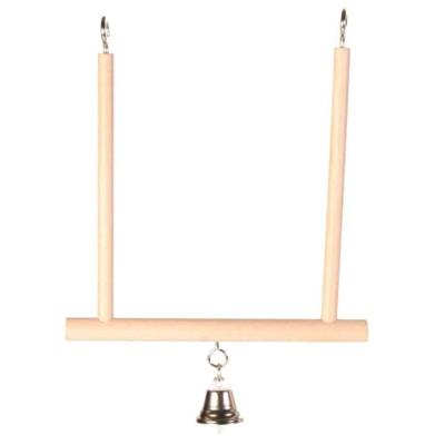 TRIXIE TRAPEZESCHOMMEL MET BEL HOUT 12X13 CM 4 ST TRIXIE TRAPEZESCHOMMEL MET BEL HOUT 12X13 CM 4 ST
