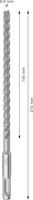 Bosch Accessoires 10 PRO SDS plus-5X hamerboor | 8x150x210 mm - 2608833900 - thumbnail