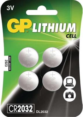 GP -cr2032/c4 lithium knoopcel batterij cr2032 3 v-blisterkaart GP -cr2032/c4 lithium knoopcel batterij cr2032 3 v-blisterkaart