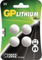 GP -cr2032/c4 lithium knoopcel batterij cr2032 3 v-blisterkaart - thumbnail