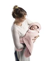 Deken BEABA Babynomade® met fleece voering roze (poederkleur) - thumbnail