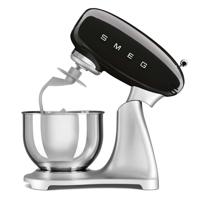 Smeg SMF02BLEU mixer - Staande mixer - Zwart/Zilver 800 W - thumbnail