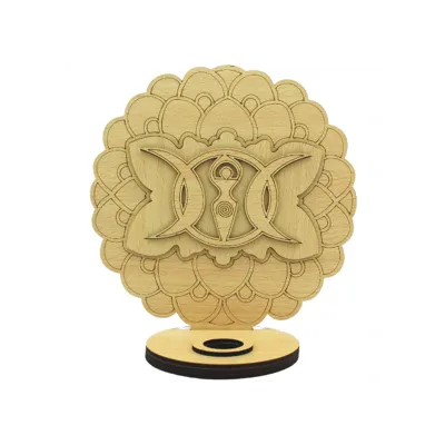 Houder voor Kristallen Bol - Godin - (19 cm)