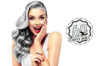 Hairgum Semi Permanent Color Sixty's Color White 60ml - thumbnail