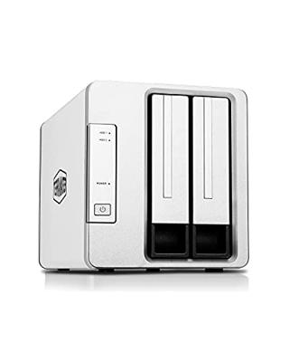 TERRAMASTER D2-310 USB Type C Externe harde schijf RAID-behuizing USB3.1 (Gen1, 5Gbps) 2-Bay RAID-opslagondersteuning RAID 0/1/ Single (schijfloos)