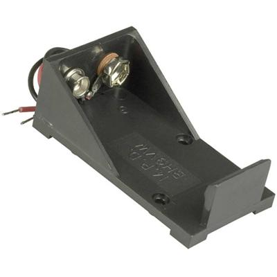 MPD BH9VW Batterijhouder Aantal cellen: 1 9V (blok) Kabel (l x b x h) 55 x 30 x 21 mm