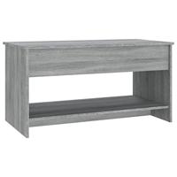 Salontafel 102x50x52,5 cm bewerkt hout grijs sonoma eikenkleur - thumbnail