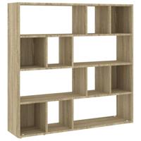 Boekenkast / kamerscherm 105x24x102 cm sonoma eikenkleurig - thumbnail