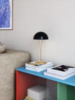 Tafellamp messing & zwart met E14 fitting en schakelaar Nordlux Ellen 40 cm - thumbnail